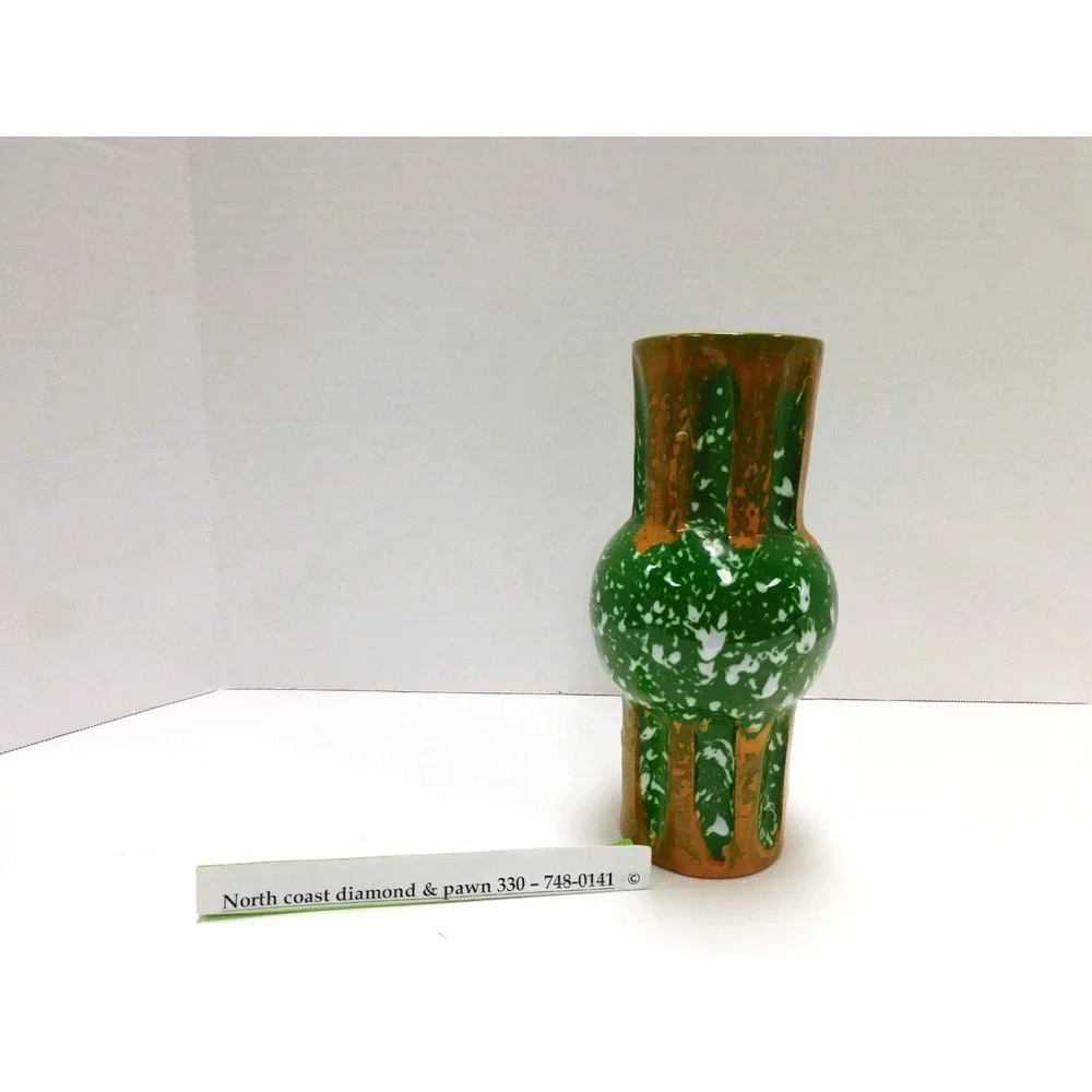 Mid 20th Century Rustic Pottery Vase Made In Italy DW760